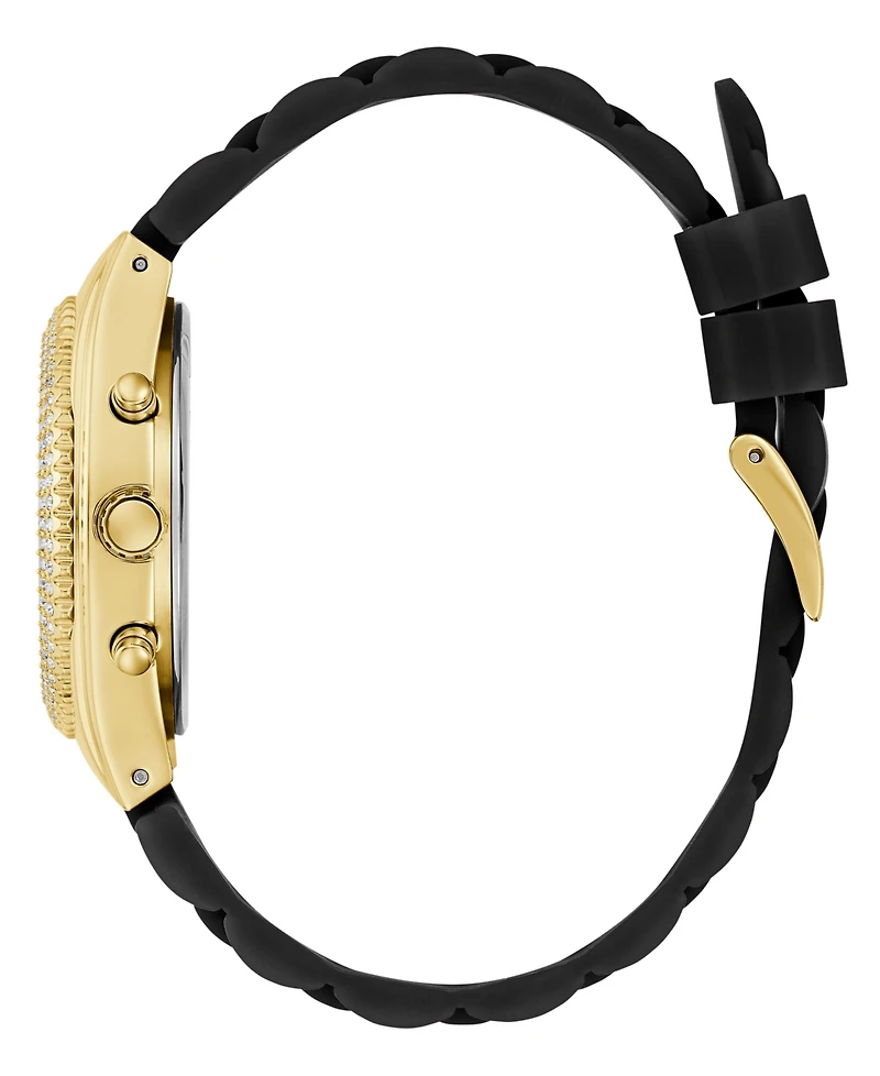 Guess Women's Multi-Function Black Silicone Watch 37mm