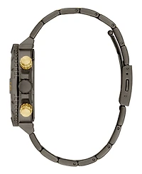 Guess Men's Multi-Function Gunmetal Stainless Steel Watch 44mm