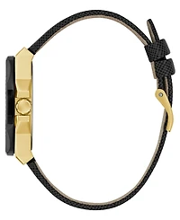 Guess Women's Multi-Function Black Leather Watch 36mm