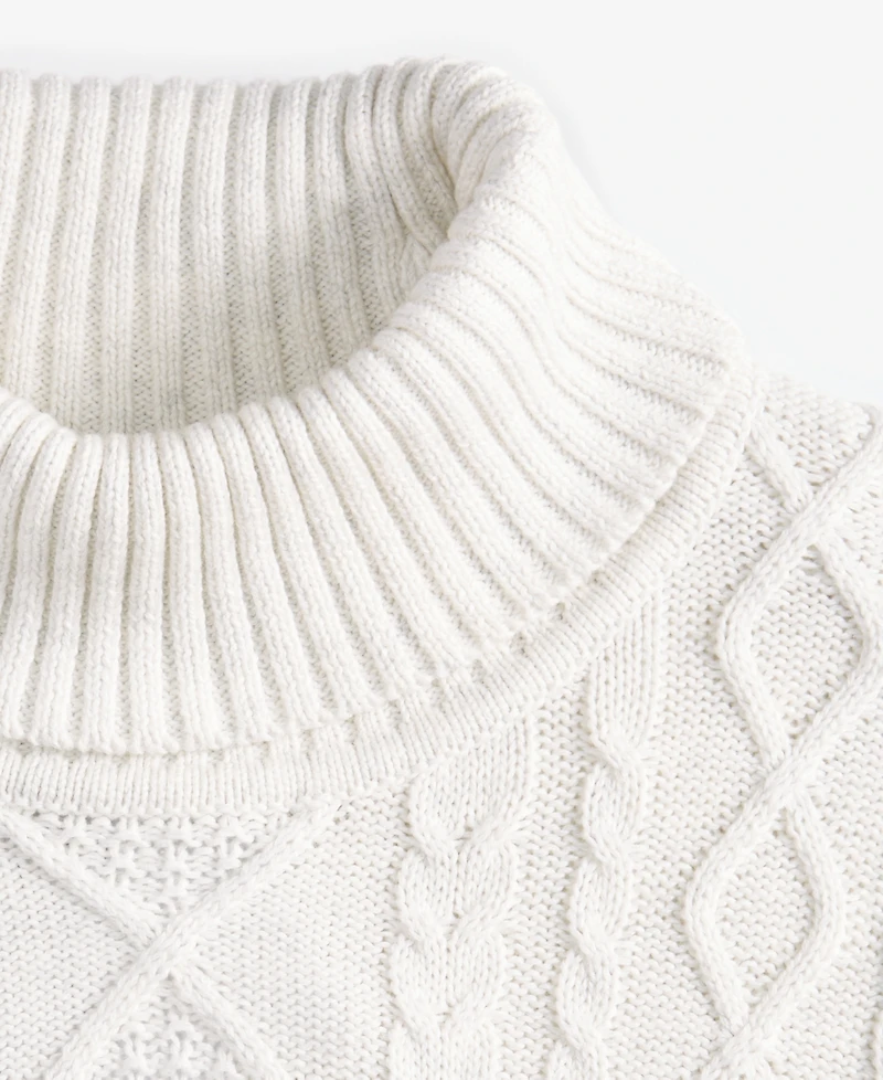Club Room Men's Chunky Turtleneck Sweater, Created for Macy's