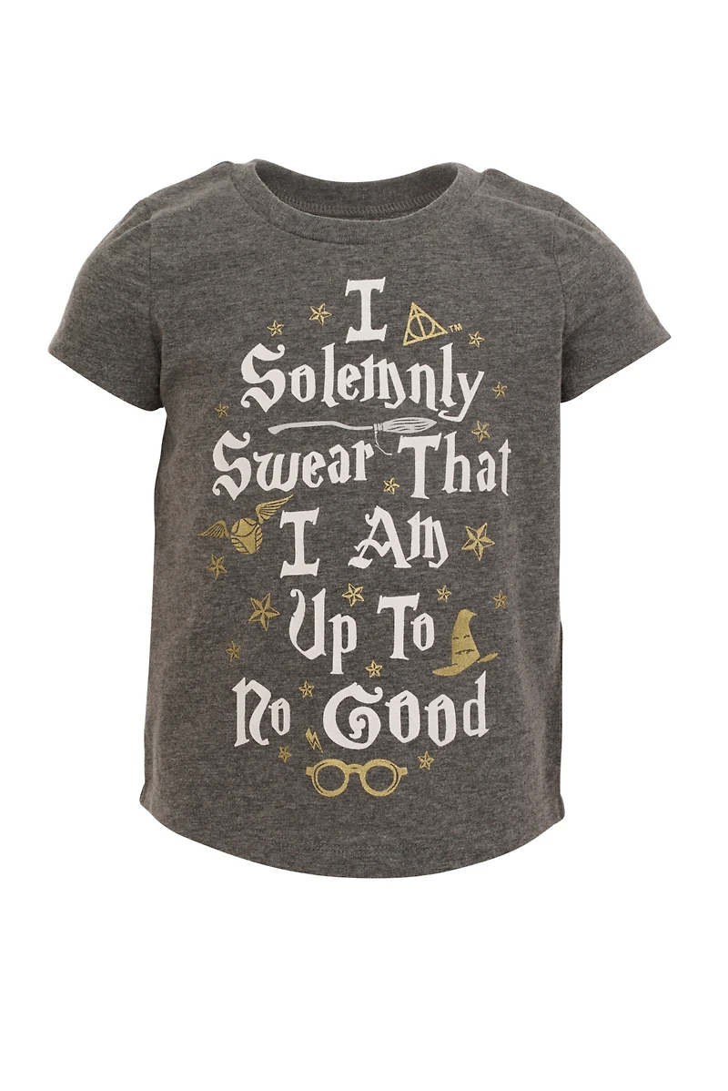 Harry Potter Toddler Girls 3 Pack T-Shirts