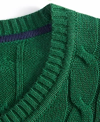 Club Room Men's Cable-Knit Cotton Sweater, Created for Macy's