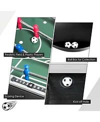 Skonyon 48 Inch Competition Sized Home Recreation Wooden Foosball Table