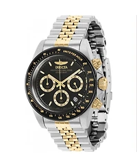 Invicta Men's Speedway Quartz Chronograph Black Dial Watch