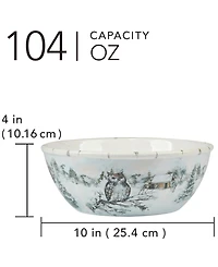 Certified International Winter's Frost Large Bowl