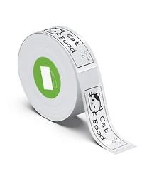 Nelko P21 Label Maker Tape, 14x40mm (0.55"x1.57") Self-Adhesive Label Compatible with P21 Label Maker for Home/Office/School, 180 Labels, Transparent