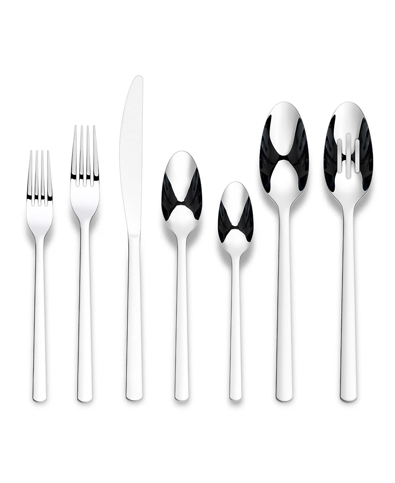 Ornative Anakin 42 Piece Flatware Set with Wire Caddy, Service for 8
