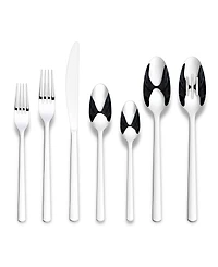 Ornative Anakin 42 Piece Flatware Set with Wire Caddy, Service for 8
