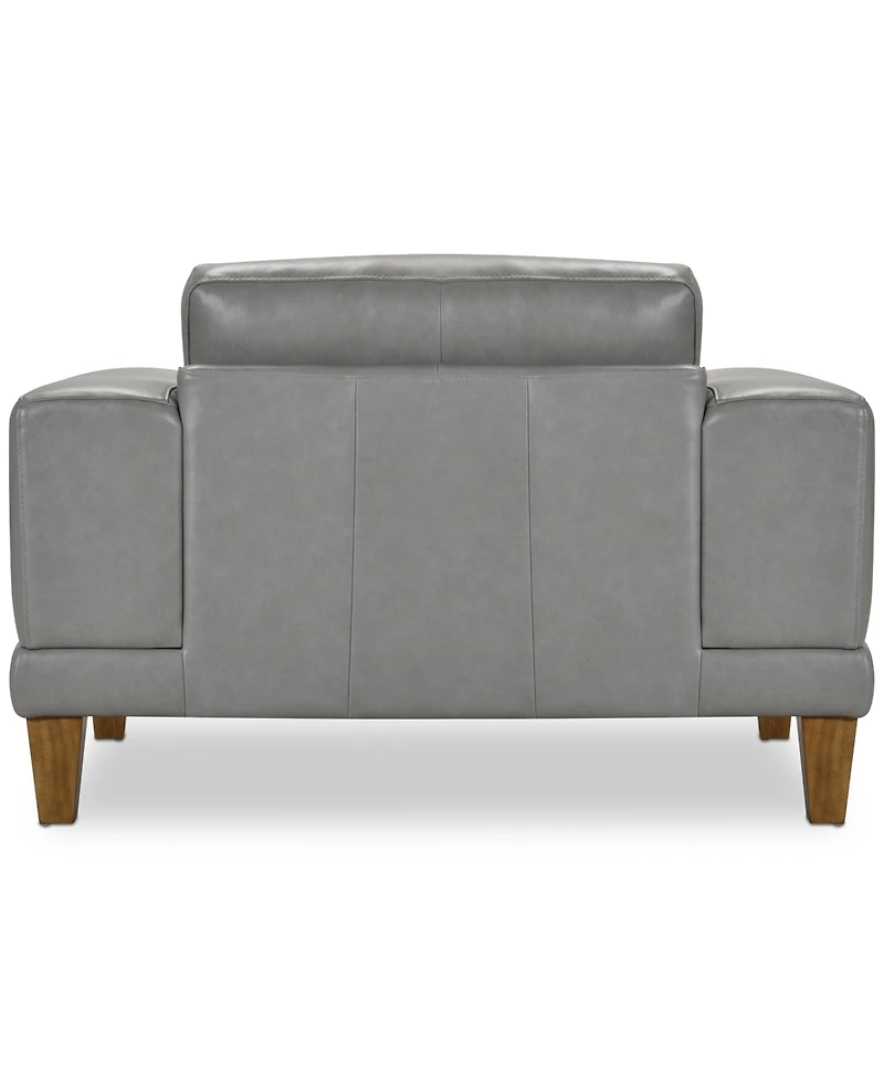 Niebee 52" Leather Chair, Created for Macy's