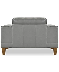 Niebee 52" Leather Chair, Created for Macy's