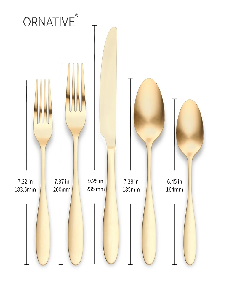 Ornative Amadea 20 Piece Flatware Set, Service for 4