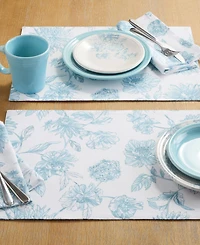Fiesta Botanical Floral Placemat 13" x 18", Set of 4