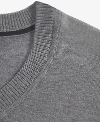 Alfani Men's Long-Sleeve V-Neck Merino Sweater