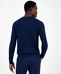 Alfani Men's Long-Sleeve V-Neck Merino Sweater, Created for Macy's