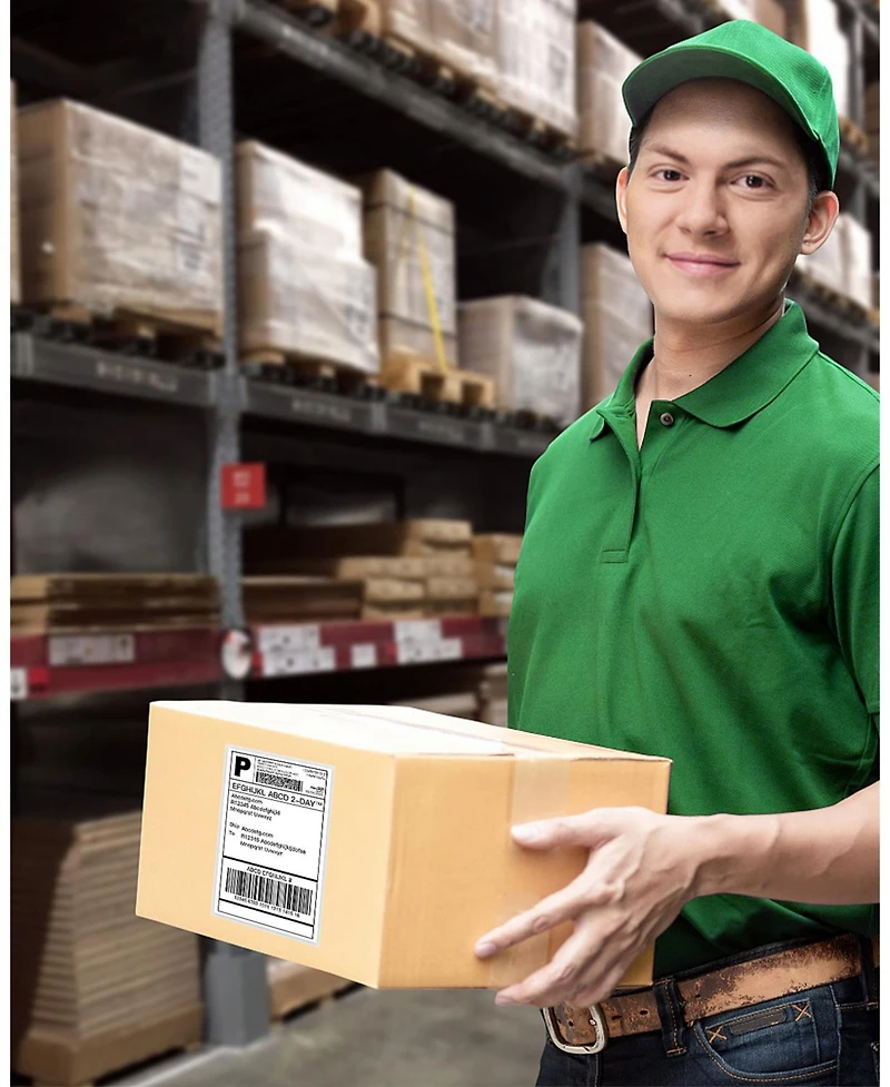 Nelko Genuine 4x6 Direct Thermal Shipping Label 220 Labels/1 Roll 4x6 Thermal Labels for PL70E Shipping Label Printer, Perforated and Strong Adhesive,