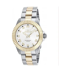 Invicta Men's 16740 Pro Diver Quartz 3 Hand White Dial Watch