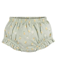 Gerber Baby Girls Dress and Diaper Cover Set, 2 Piece