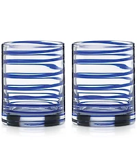 kate spade new york Charlotte Street Double Old-Fashioned Glasses, Set of 2