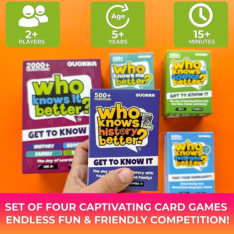 Quokka Who Knows Me Better? - Hot Content Edition Teens & Family Card Trivia Game | Fun Learning Educational Questions for Families