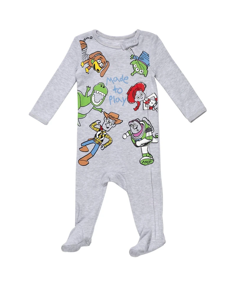 Toy Story Baby Boys 2 Pack Sleep N' Play Coveralls
