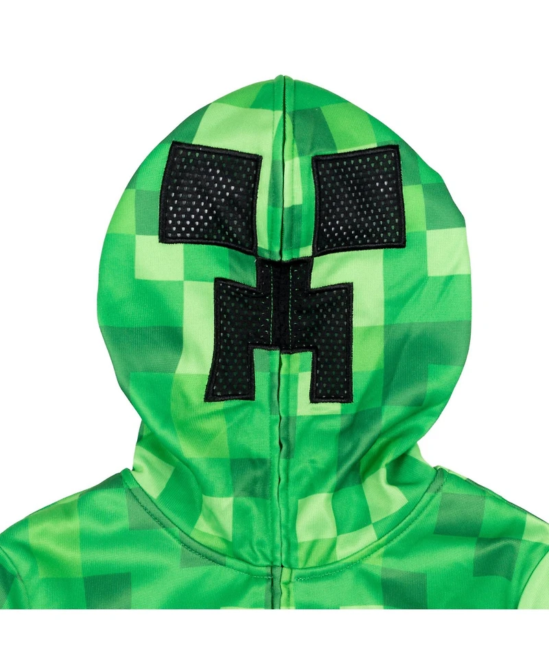Minecraft Little Boys Fleece Zip Up Hoodie to (4 - 18-20)