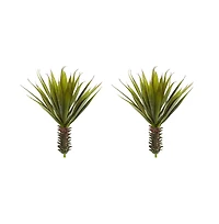 Slickblue Spiky Agave Plant for Bold, Desert-Inspired Decor (Set of 2)