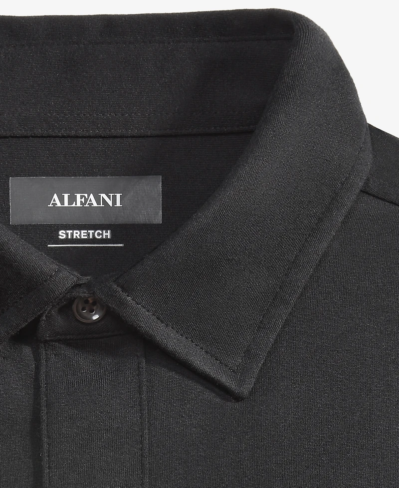 Alfani Men's AlfaTech Stretch Solid Polo Shirt, Created for Macy's