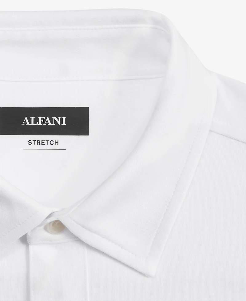 Alfani Men's AlfaTech Stretch Solid Polo Shirt, Created for Macy's