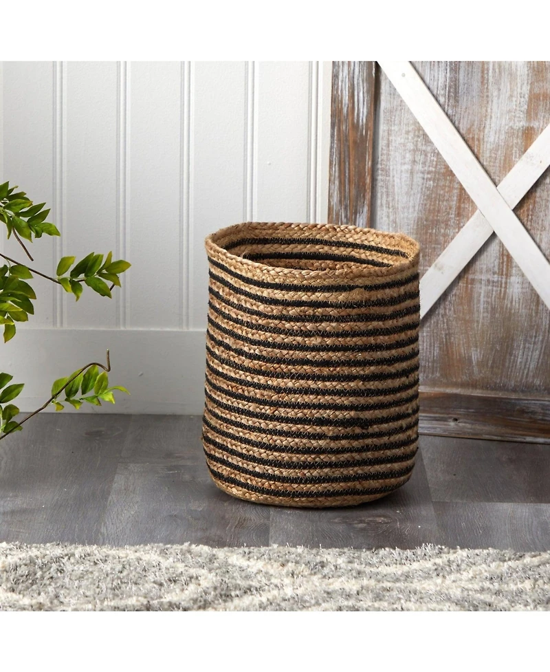 Slickblue 13.5" Handmade Natural Jute Basket
