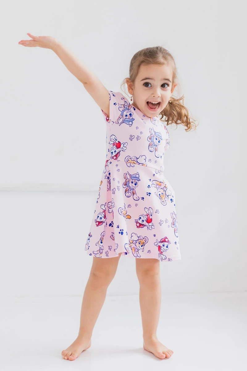 Paw Patrol Toddler Girls Skater Dress and Scrunchie