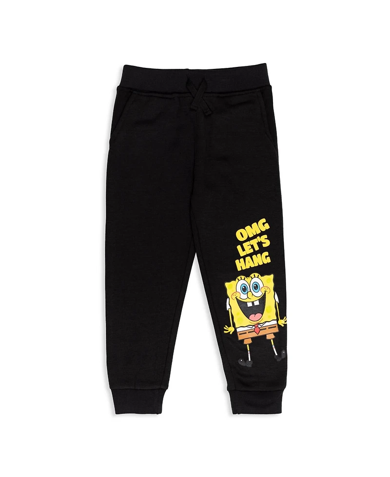 SpongeBob SquarePants Boys Patrick Star Fleece 2 Pack Pants