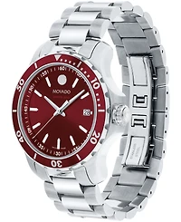 Movado Men's Series 800 Swiss Quartz Stainless Steel Watch 40mm
