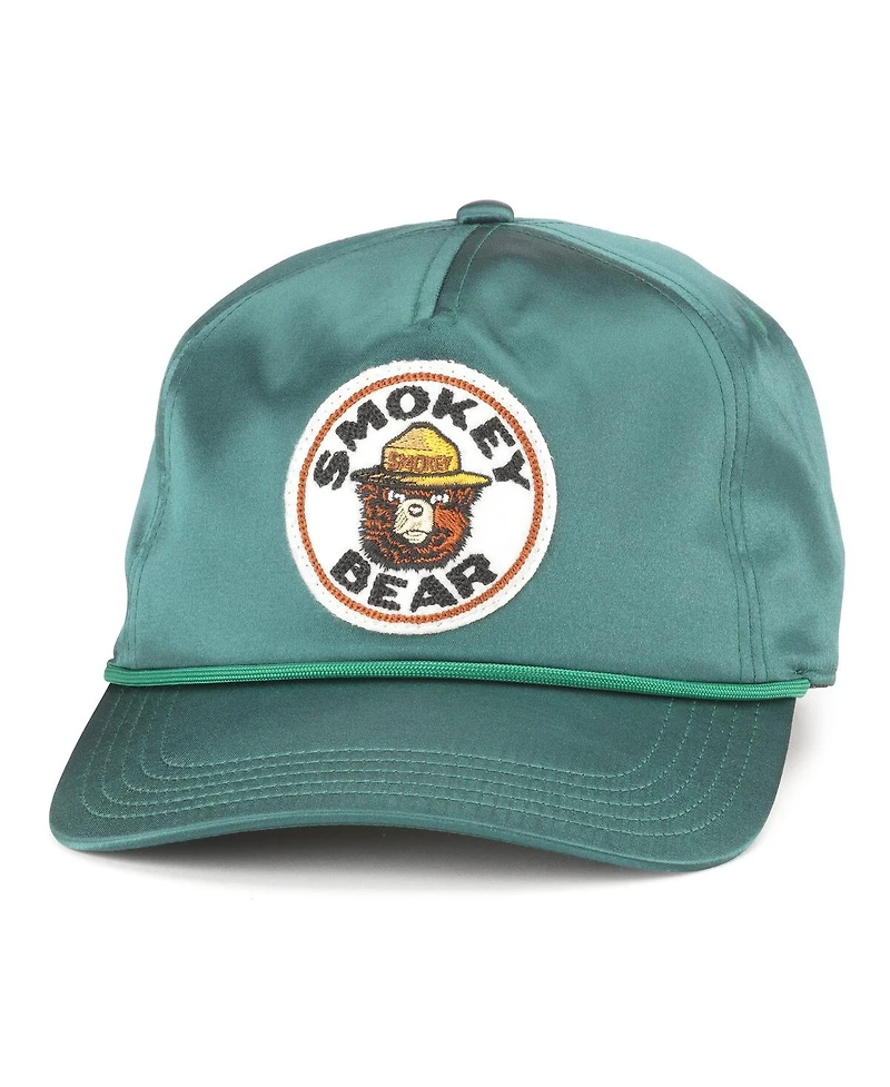 American Needle Men's Green Smokey Bear Blazer Adjustable Hat