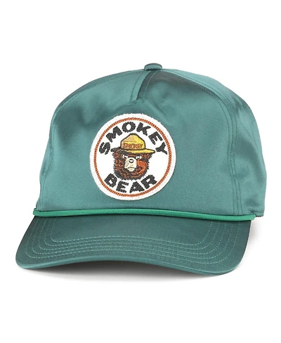 American Needle Men's Green Smokey Bear Blazer Adjustable Hat