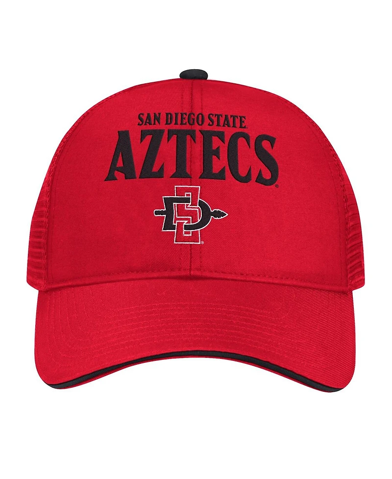 Colosseum Men's Cardinal San Diego State Aztecs Wyatt Adjustable Hat