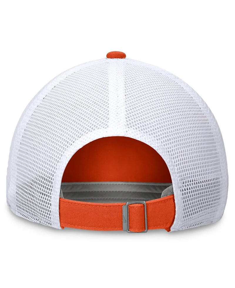 Nike Men's Orange/White Clemson Tigers Primetime Club Trucker Adjustable Hat