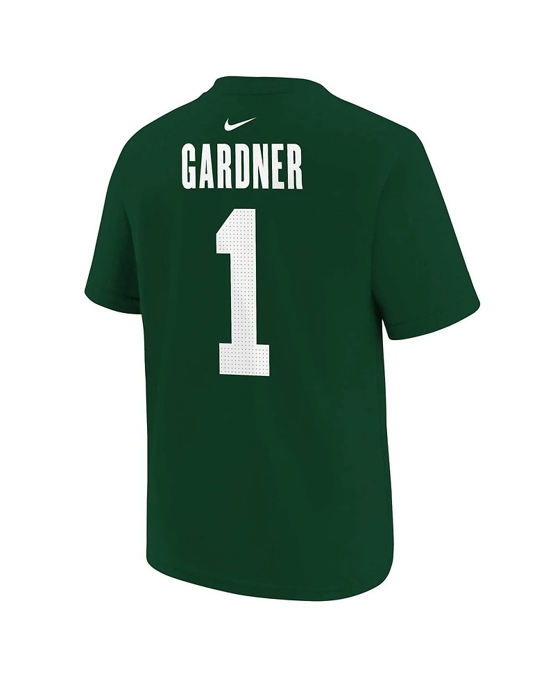Nike Big Boys and Girls Ahmad Sauce Gardner Green New York Jets Player Name Number T-Shirt