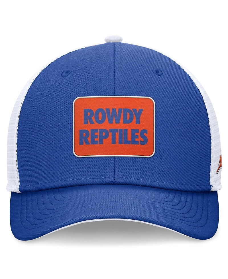 Jordan Men's Royal/White Florida Gators Local Rise Trucker Adjustable Hat