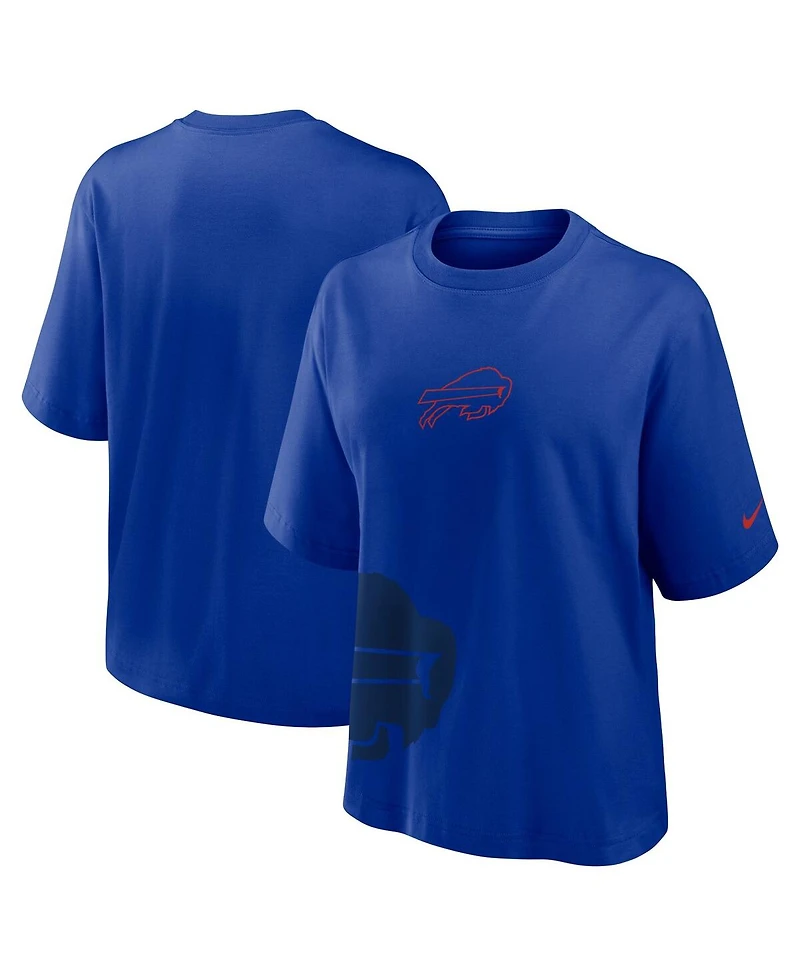 Nike Women's Royal Buffalo Bills Boxy T-Shirt