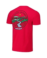Image One Men's and Women's Scarlet Rutgers Knights Scenic Comfort Colors T-Shirt