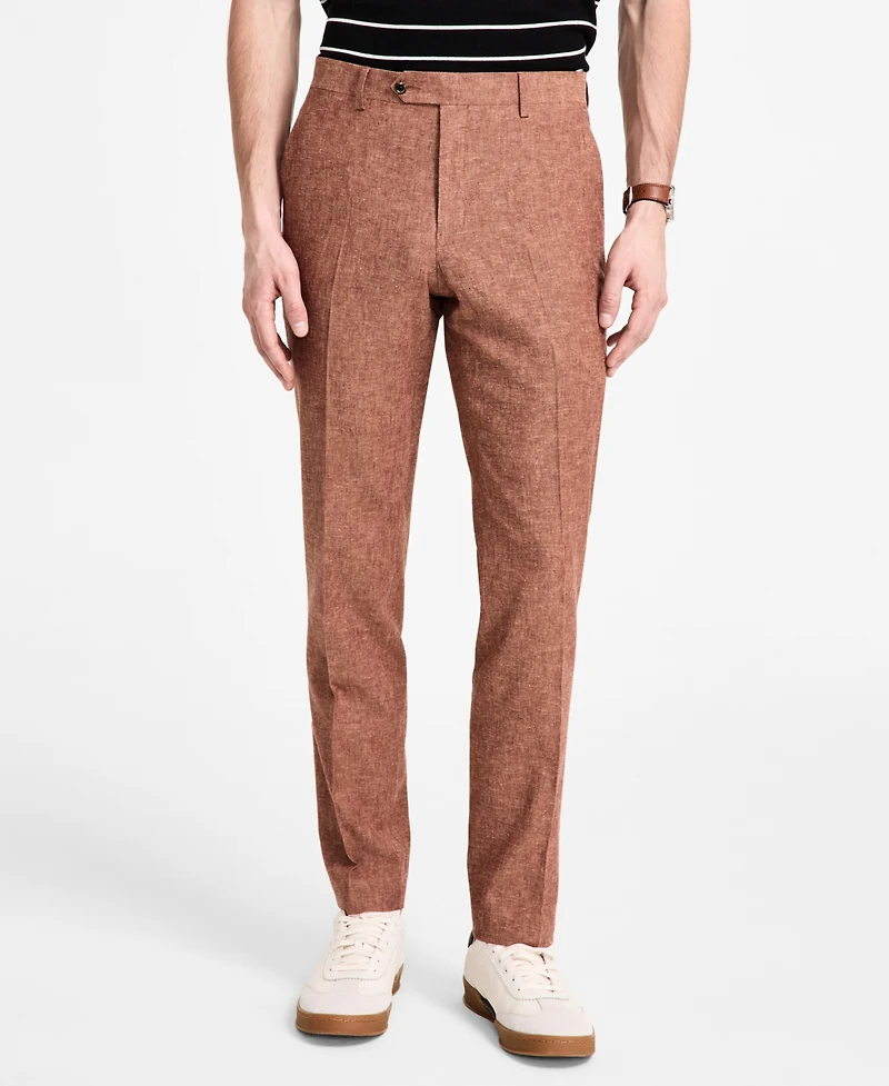 Tommy Hilfiger Men's Modern-Fit Linen Suit Pants