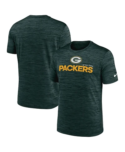 Nike Men's Green Green Bay Packers Blitz Velocity Modern Performance T-Shirt