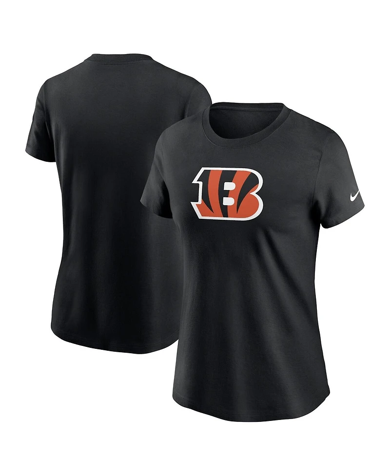 Nike Women's Black Cincinnati Bengals Primary Logo T-Shirt