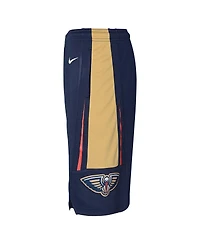 Nike Big Boys and Girls Navy New Orleans Pelicans Swingman Performance Shorts – Icon Edition