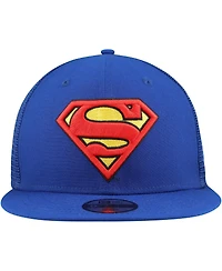 New Era Big Boys and Girls Blue Superman 9FIFTY Trucker Snapback Hat