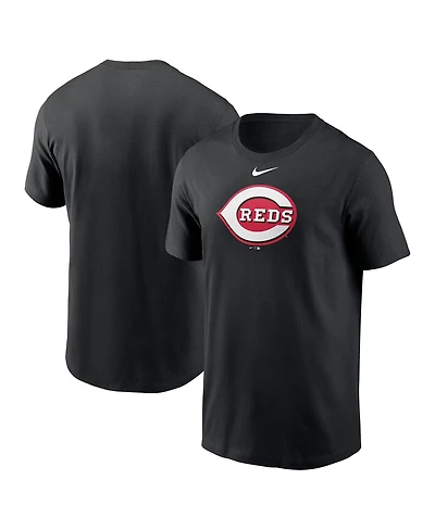 Nike Men's Black Cincinnati Reds Fuse Logo T-Shirt