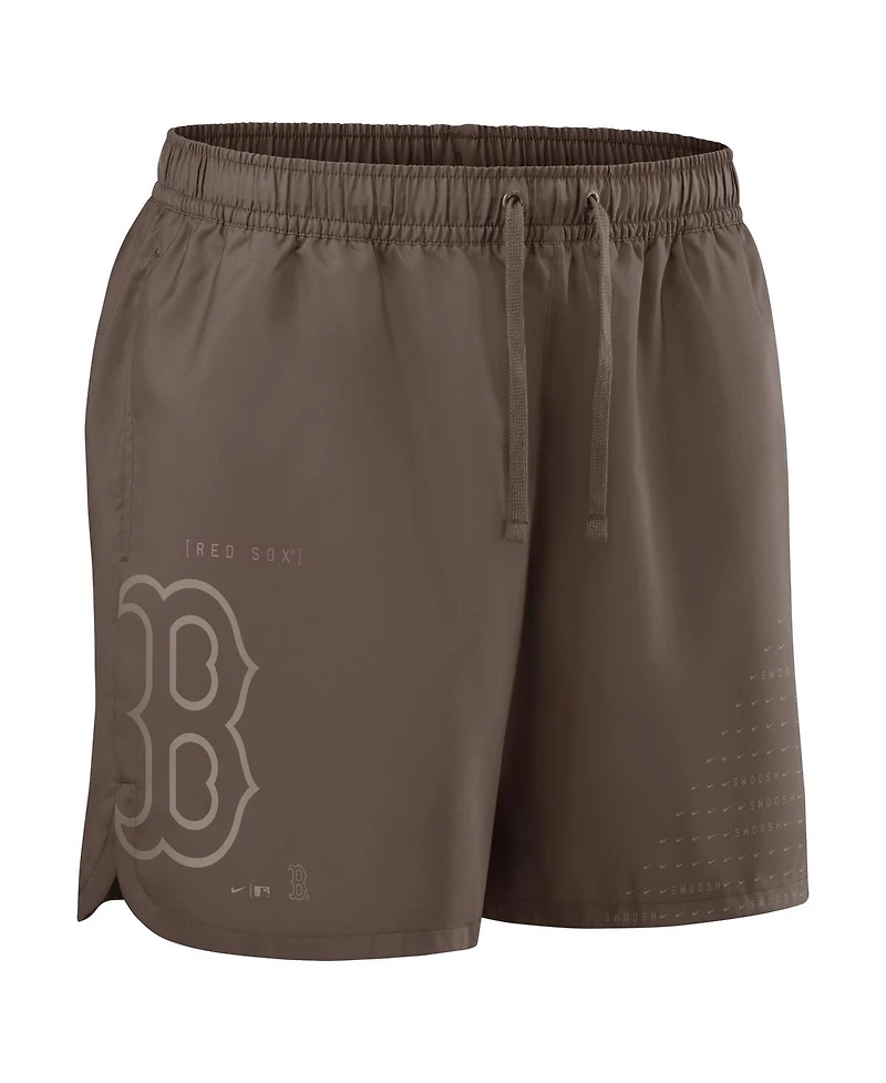 Nike Men's Light Brown Boston Red Sox Statement Shorts
