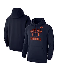 Nike Men's Navy Virginia Cavaliers Vintage Football Club Fleece Pullover Hoodie