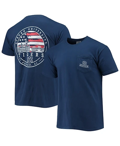 Image One Men's Navy Auburn Tigers Campus Americana T-Shirt