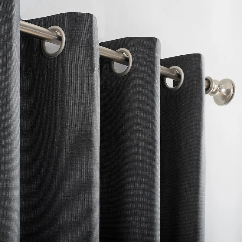 Duran Thermal Insulated 100% Blackout Grommet Curtain Panel